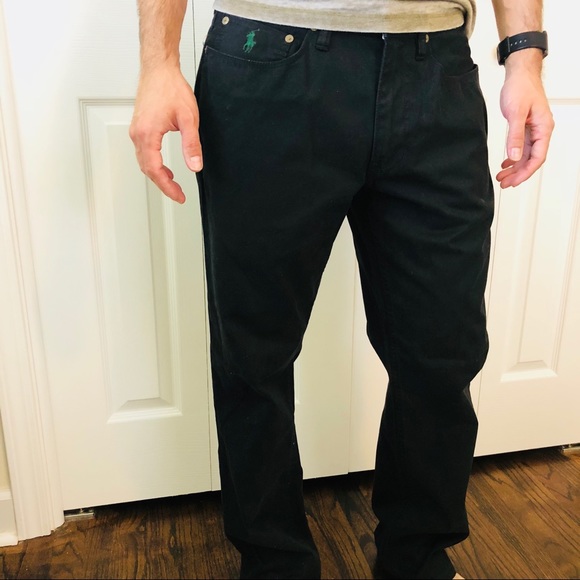 Polo Ralph Lauren Other - Polo Ralph Lauren Black Authentic Dungarees Pants